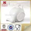 Bone china tea set Korean Wholesale Crockery pure white tea pot